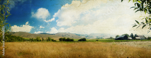 Country panoramic landscape