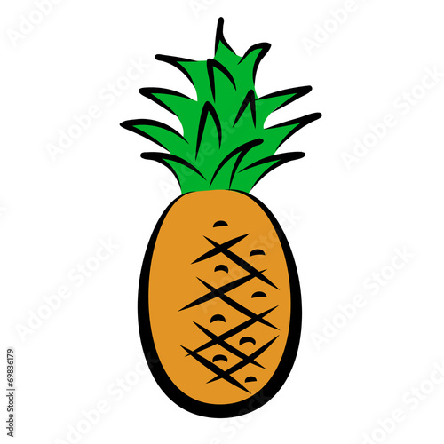 icon of pineapple