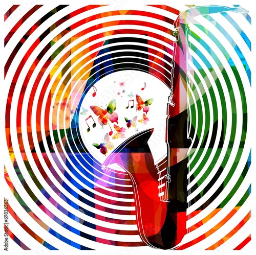 Saxophone hypnotic background