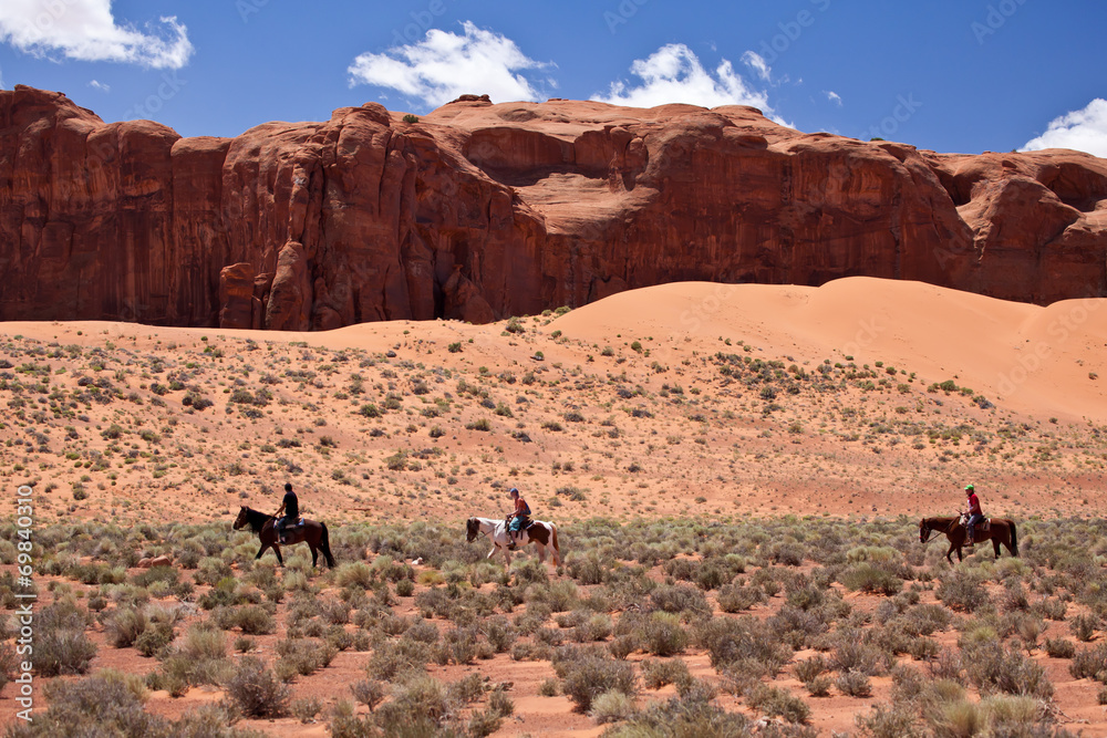 USA - horse riding in Monument valley USA - horse riding in Monument valley