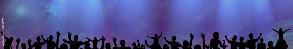 jb17 dancing people - rock concert violet - 6to1 - g1630