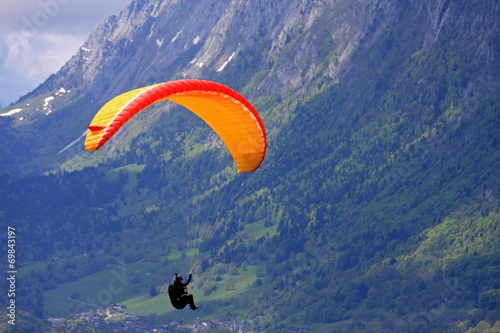 paraglider in the Alps