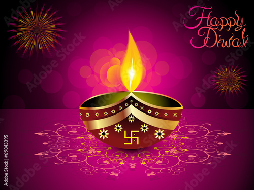 abstract artistic diwali background