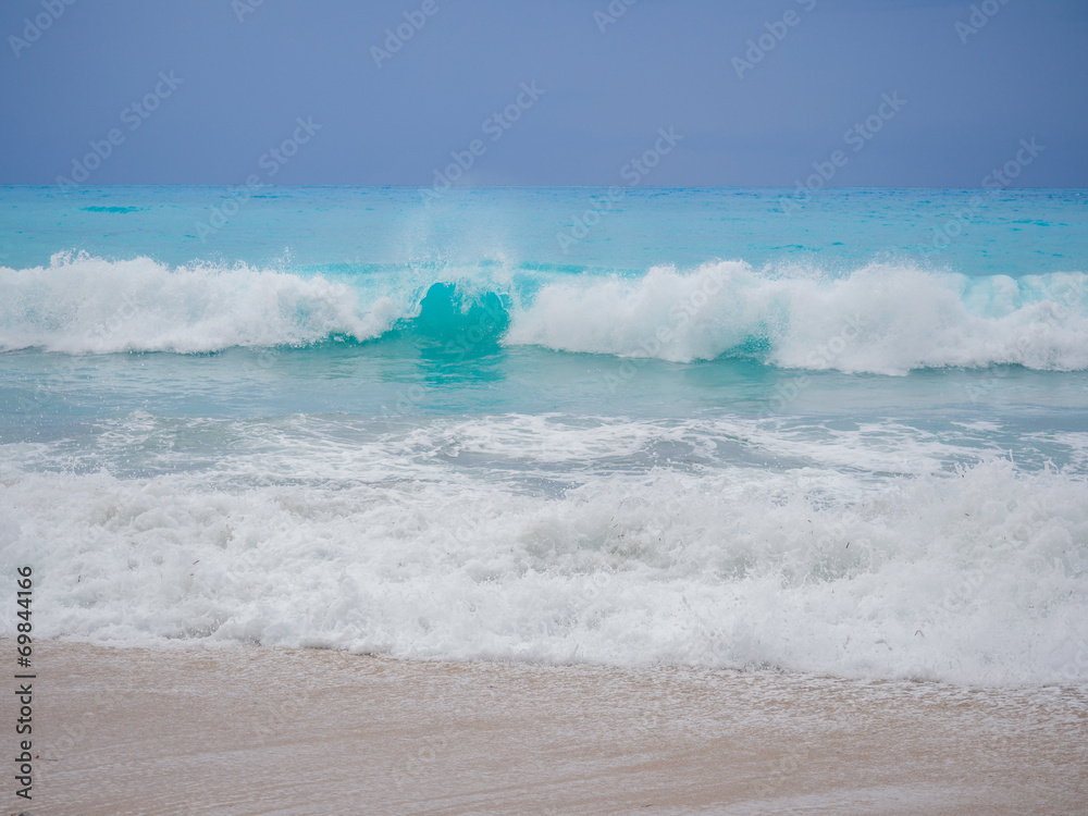 Fototapeta premium Storm seascape in the Ionian