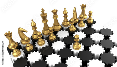 Chess Board Gears