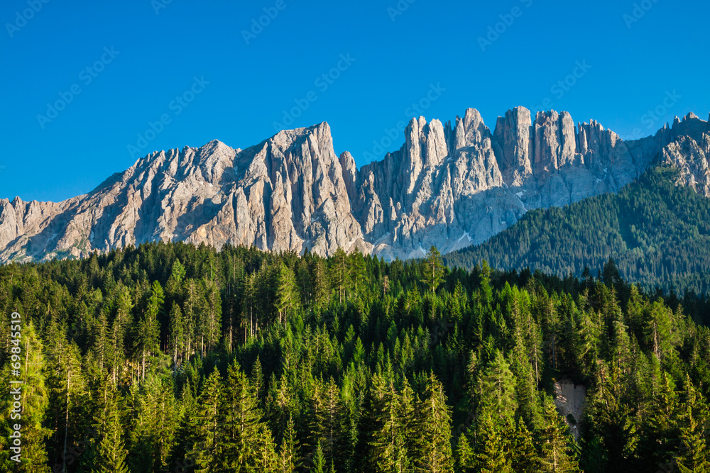 Peak of latemar in South Tyrol,Dolomite, Italy