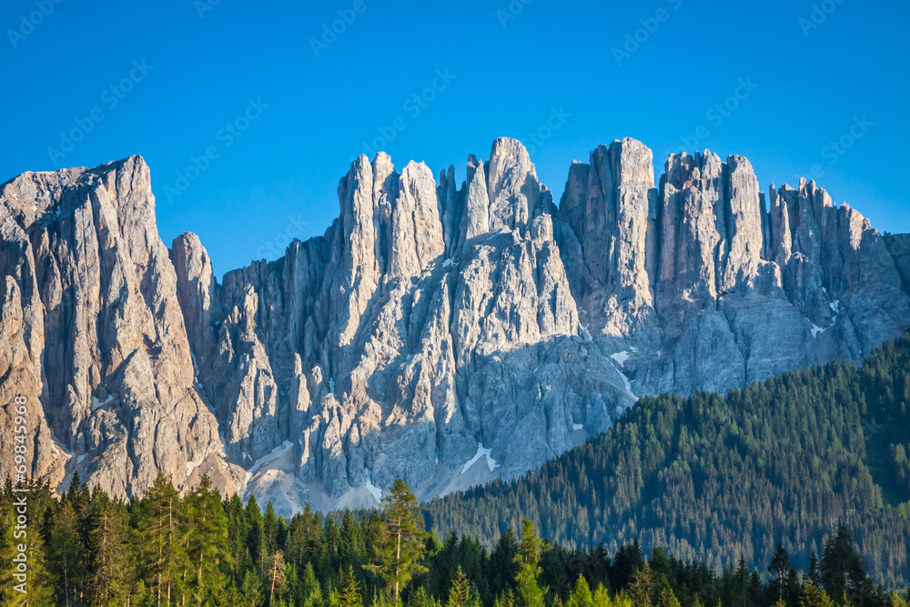 Peak of latemar in South Tyrol,Dolomite, Italy