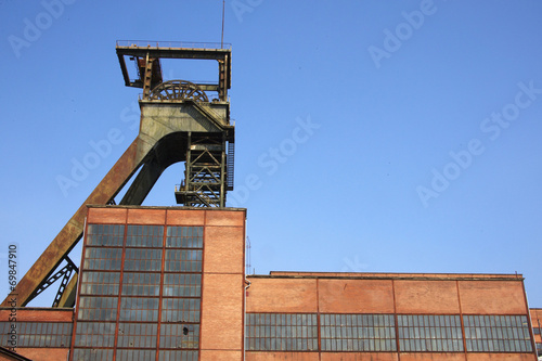 mine de charbon de petite rosselle lorraine france photo