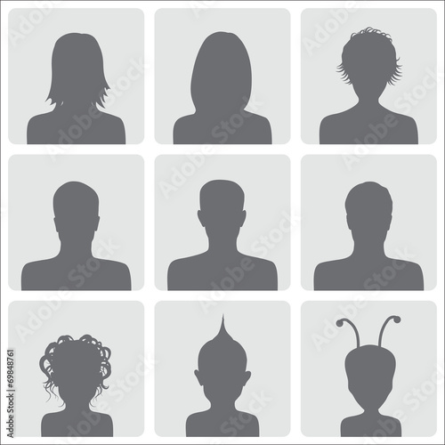 Set of avatars