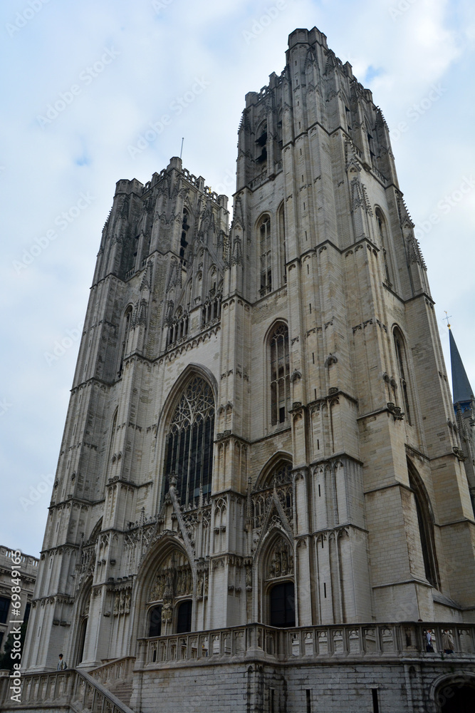 Fototapeta premium Cathédrale Saints-Michel-et-Gudule de Bruxelles