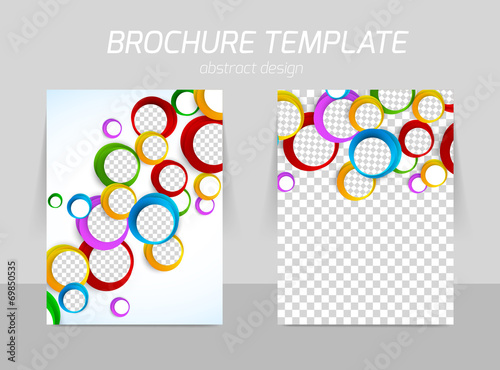 Flyer template back and front design
