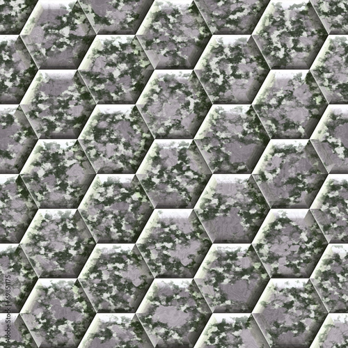 Hexacomb tiling seamless generated texture