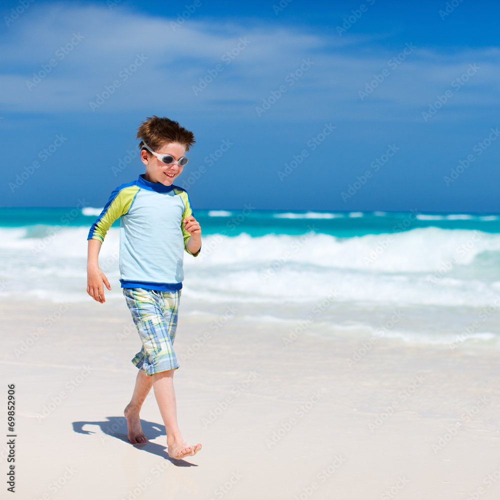 Cute boy at beach Cute boy at beach