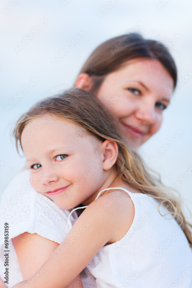 Mother and daughter portrait Mother and daughter portrait