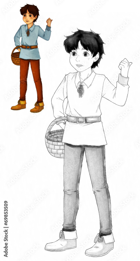 Cartoon fairy tale charatcer Cartoon fairy tale charatcer