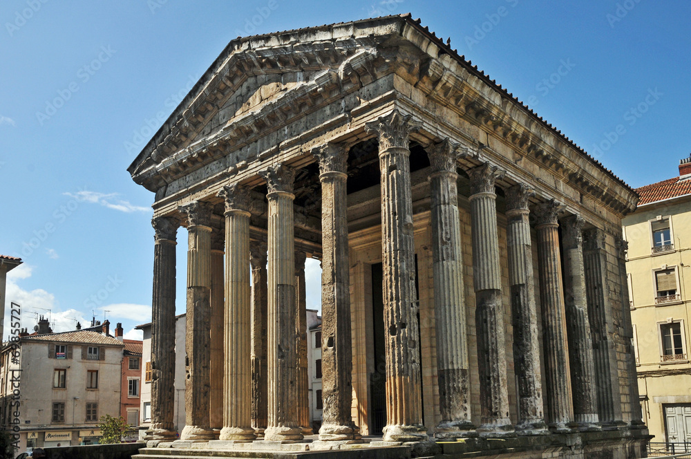 Vienne, il tempio di Augusto, Rodano Alpi