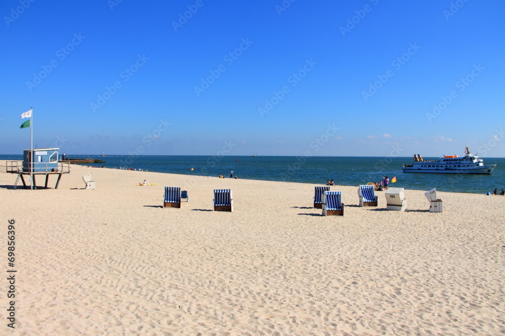 Fototapeta premium Strand von Hörnum, Sylt