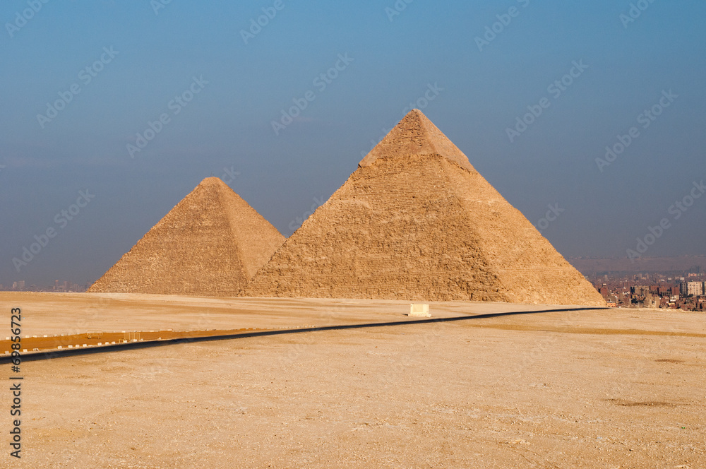 Egyptian Pyramids of the Giza Plateau, Cairo Egyptian Pyramids of the Giza Plateau, Cairo