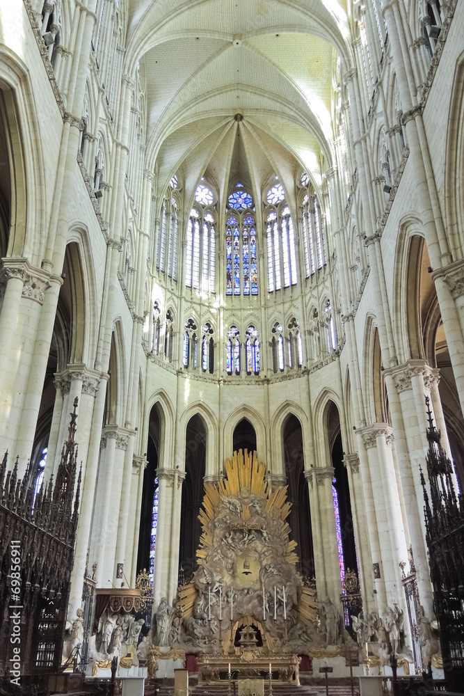 hall of Amiens Cathedral, France