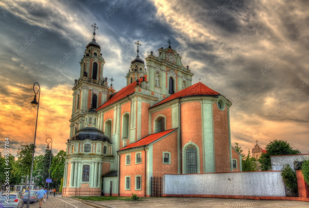 Church of St. Catherine in Vilnius, Lithuania