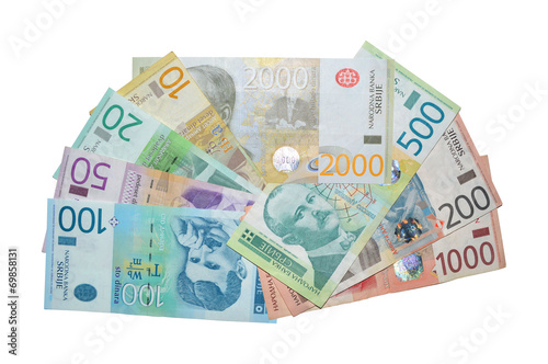 serbian dinar banknotes