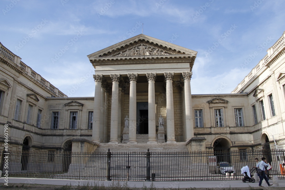 Palais de Justice à Montpellier, Occitanie