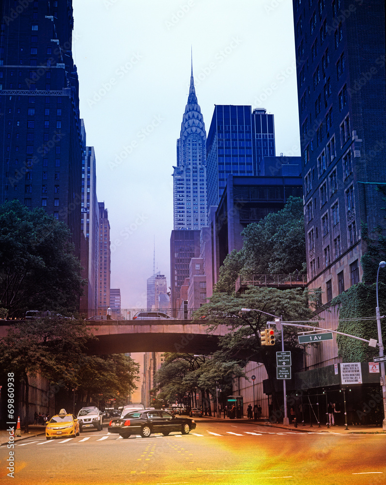 Streets of NYC. - obrazy, fototapety, plakaty 