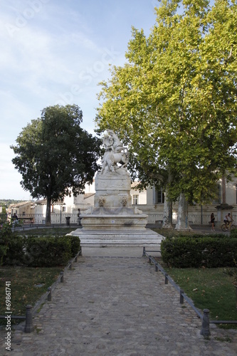 Square à Montpellier, Occitanie 