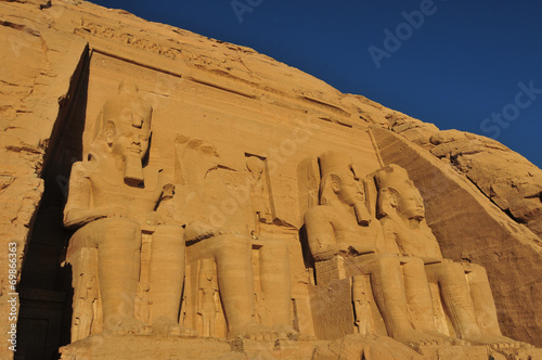Abu Simbel on the border of Egypt and Sudan