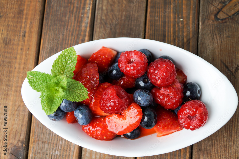 Delicious marinated fruitsalad Delicious marinated fruitsalad