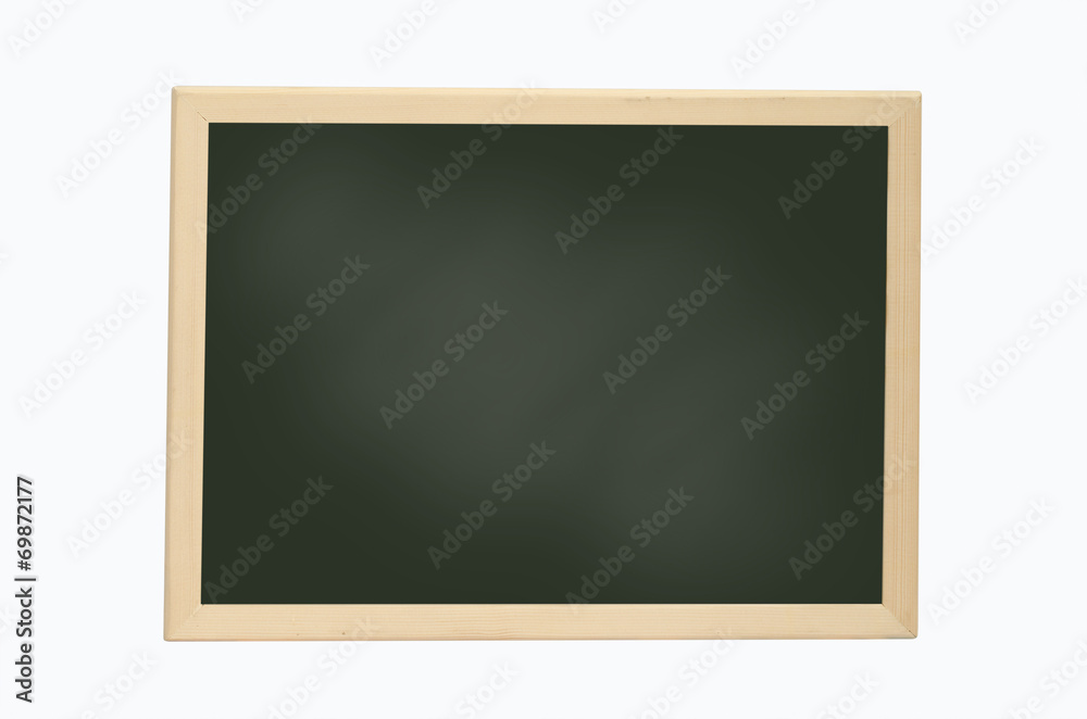 Empty Chalk Board isolated on white background Empty Chalk Board isolated on white background