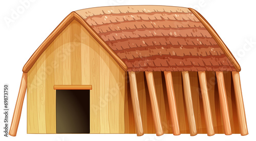 A viking's shelter