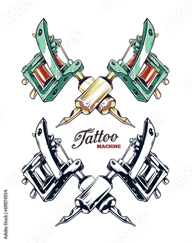 Tattoo Machine Vector
