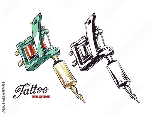 Tattoo Machine Vector
