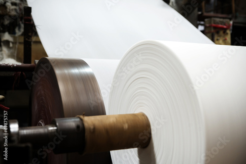 equipment of paper mill photo