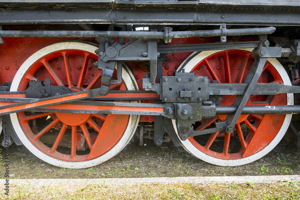 Old locomotive in Tuscany