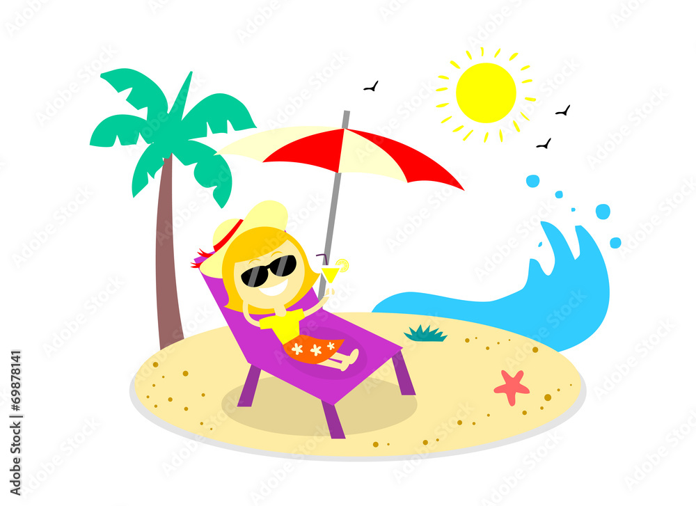 Relaxing Vacation On The Beach Relaxing Vacation On The Beach