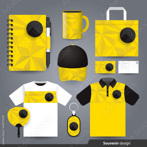 Stationery set design / Gift set template.