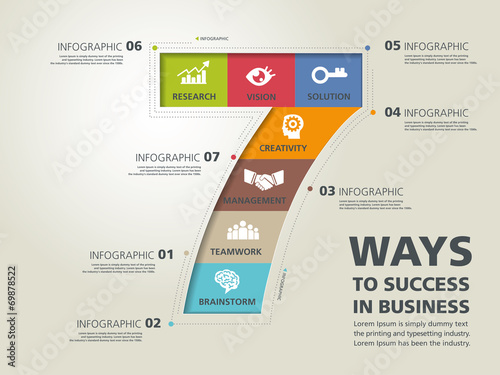 info graphic design, vector, template, success