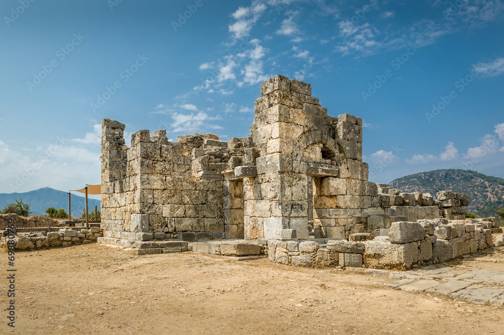 Ancient ruins in Kaunos,