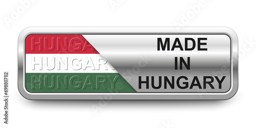Made in Hungary Button