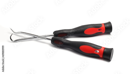 Tableau sur toile two specialized awl with black handles