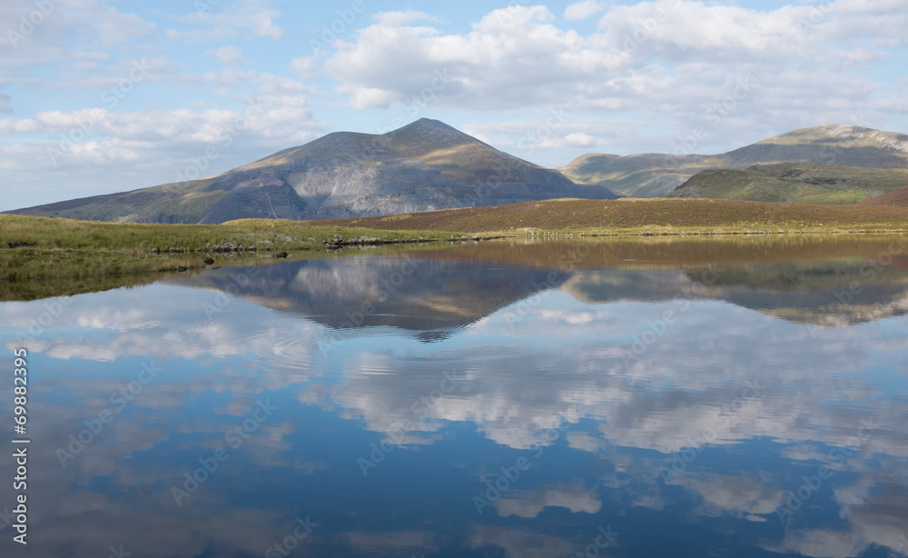 Llyn Dwythwch reflections