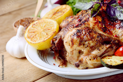 Baked tasty hot chicken