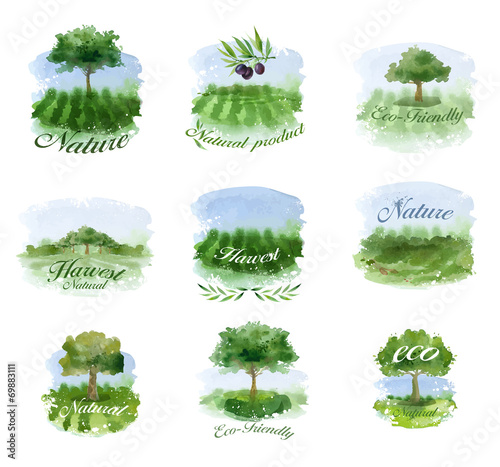 Nature. Vector format