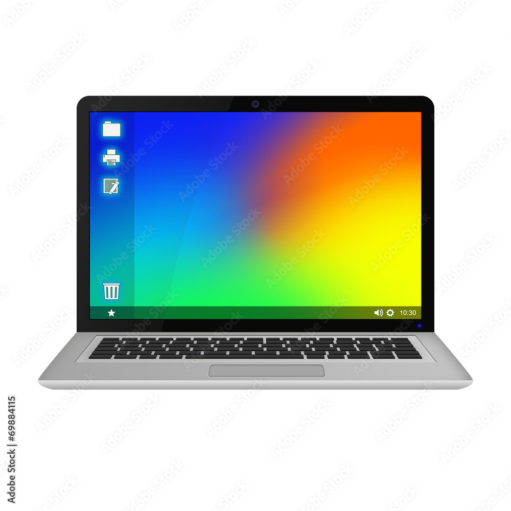 Laptop mit Inhalt Laptop mit Inhalt