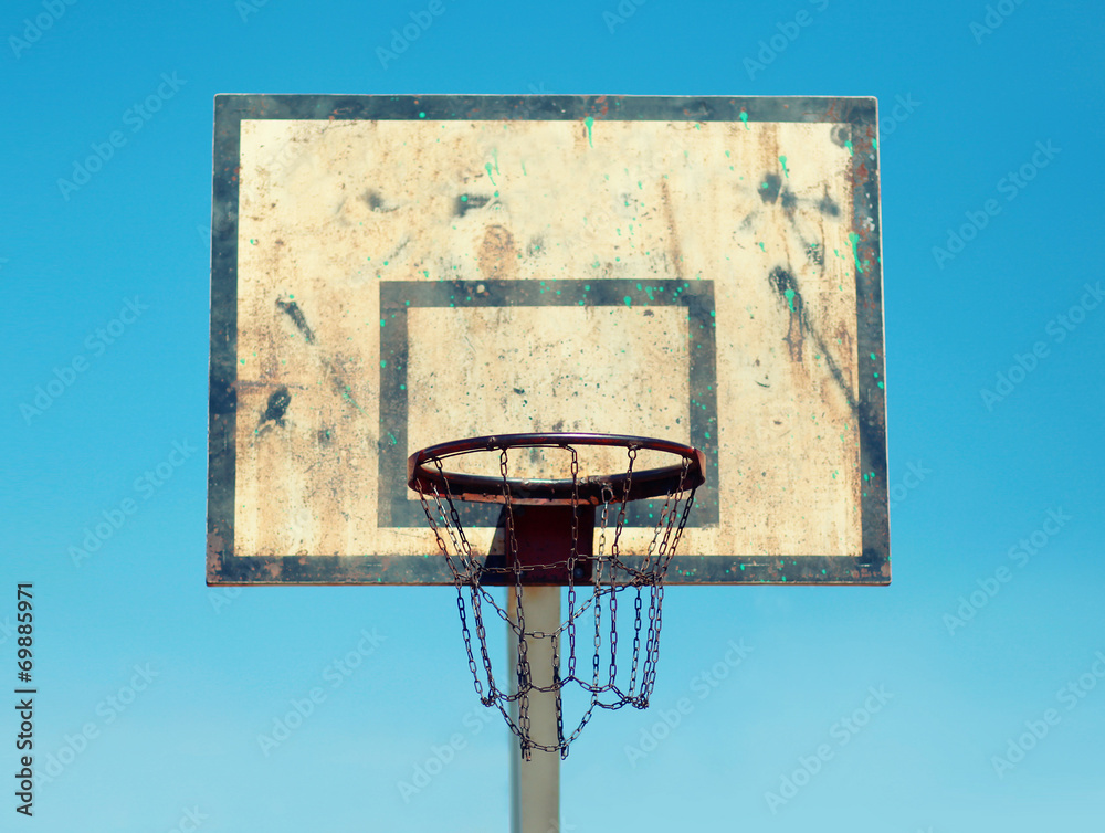Fototapeta premium Vintage basketball hoop