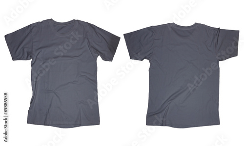 Dark Grey T-Shirt Template photo