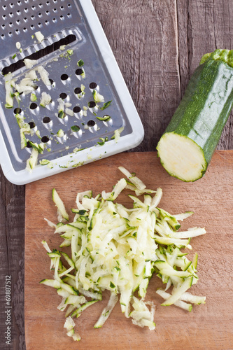 geriebene Zucchini photo