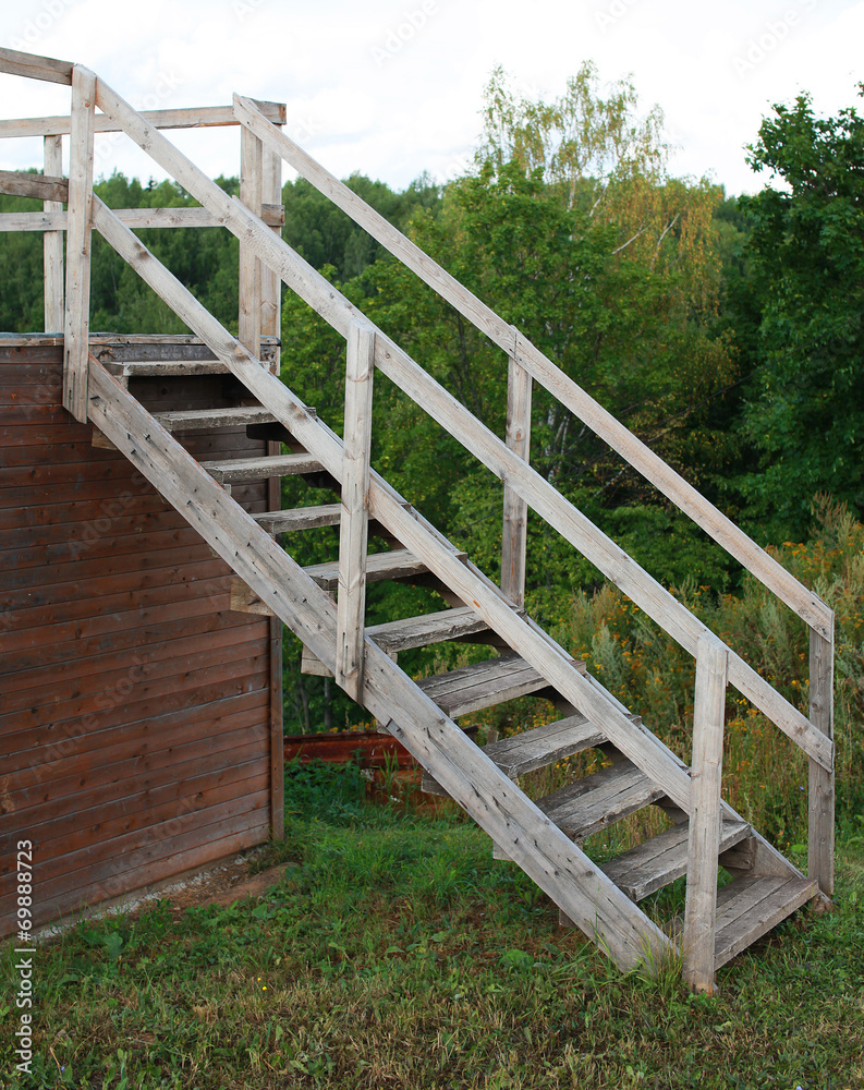 Wooden stairs Wooden stairs